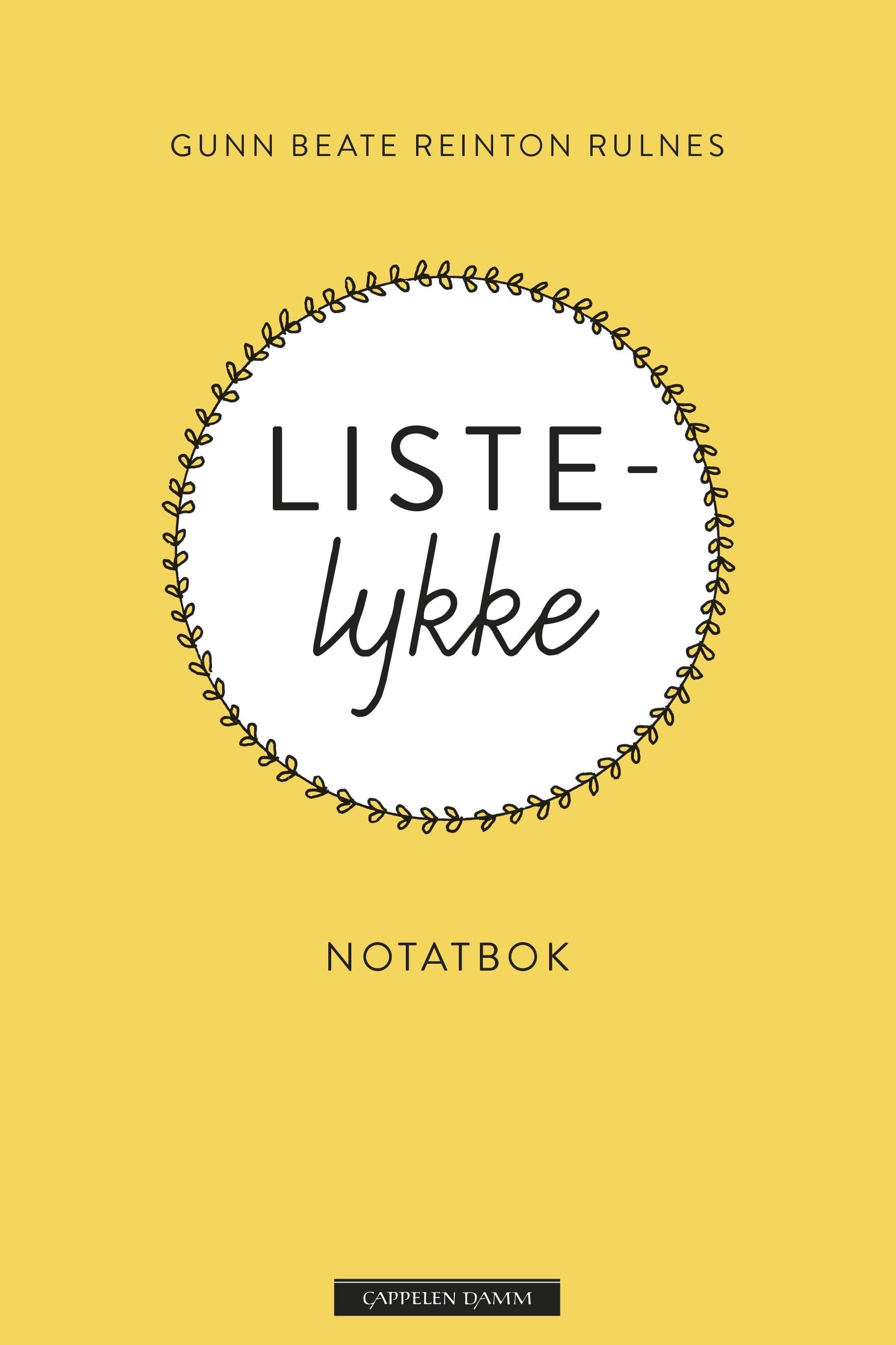 Listelykke notatbok