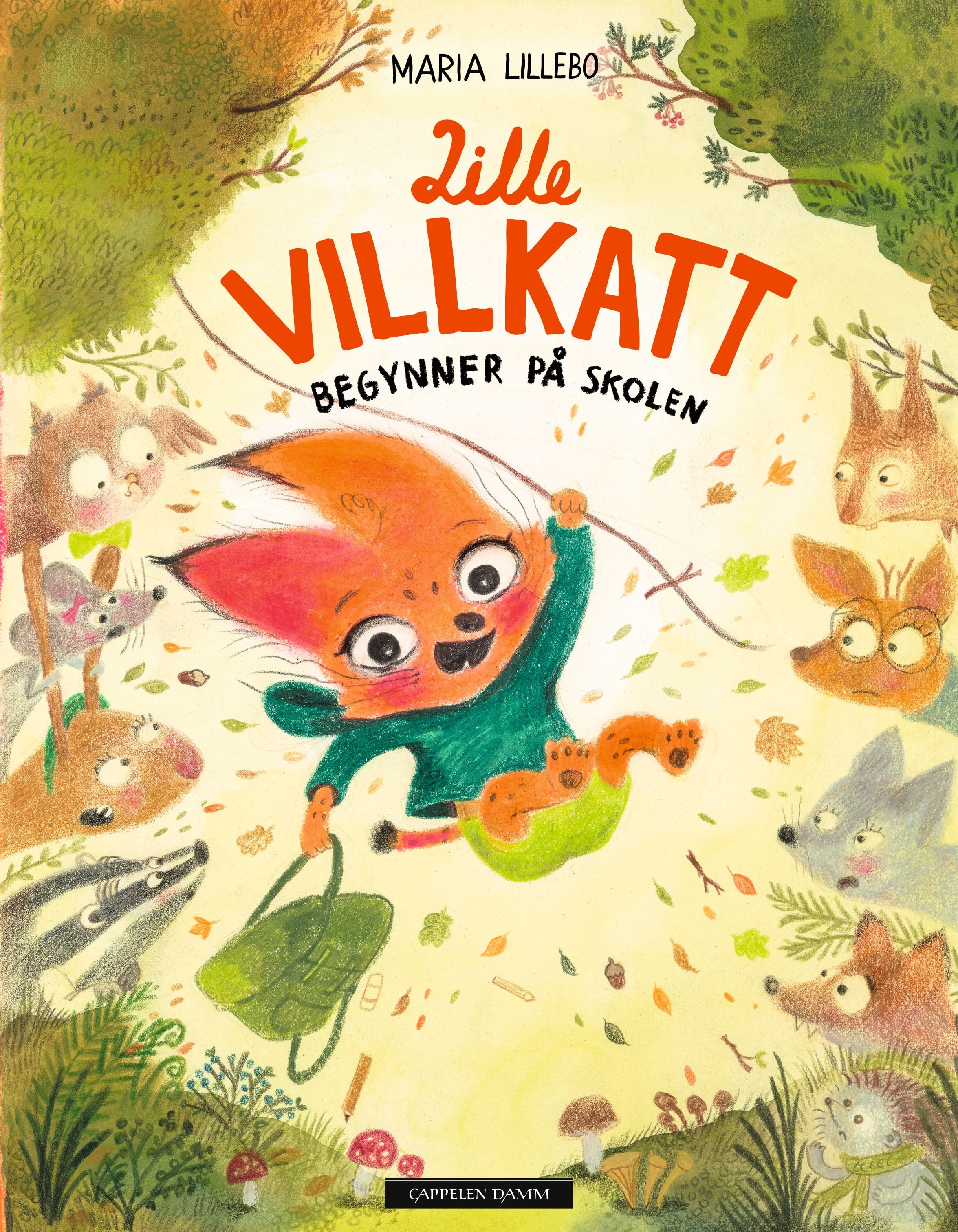 Lille Villkatt begynner på skolen