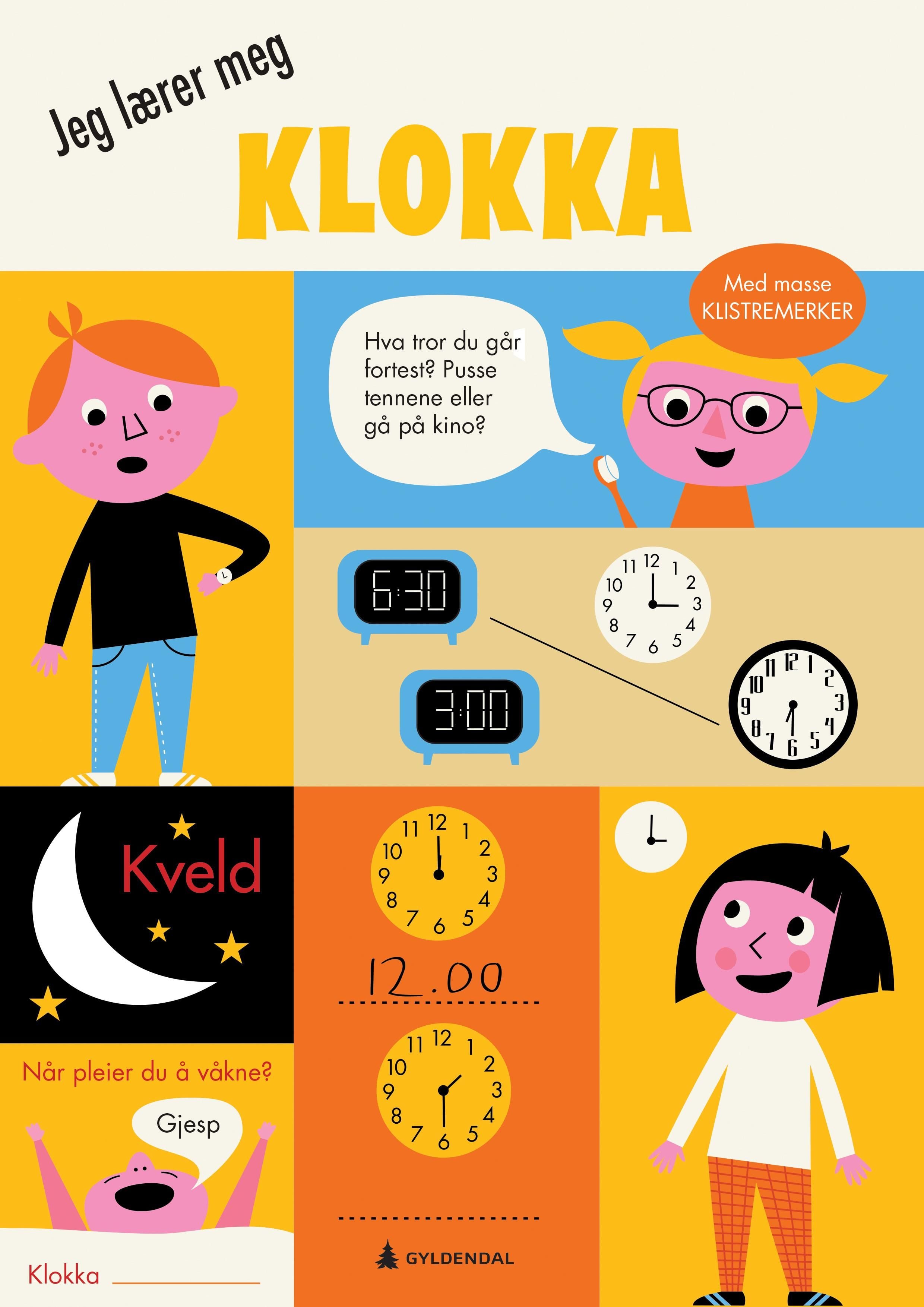 Jeg lærer meg klokka