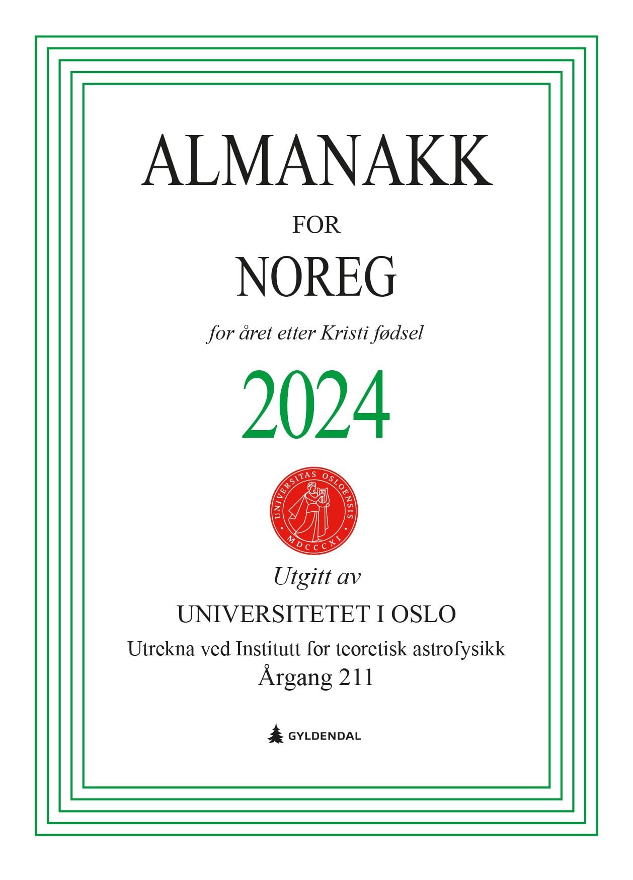 Almanakk for Noreg 2024