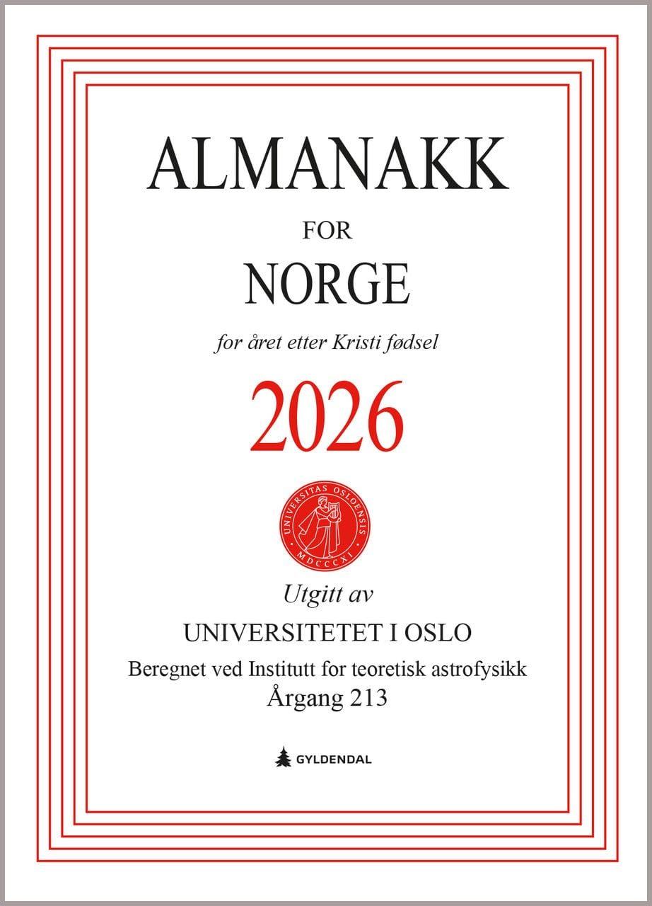 Almanakk for Norge 2026