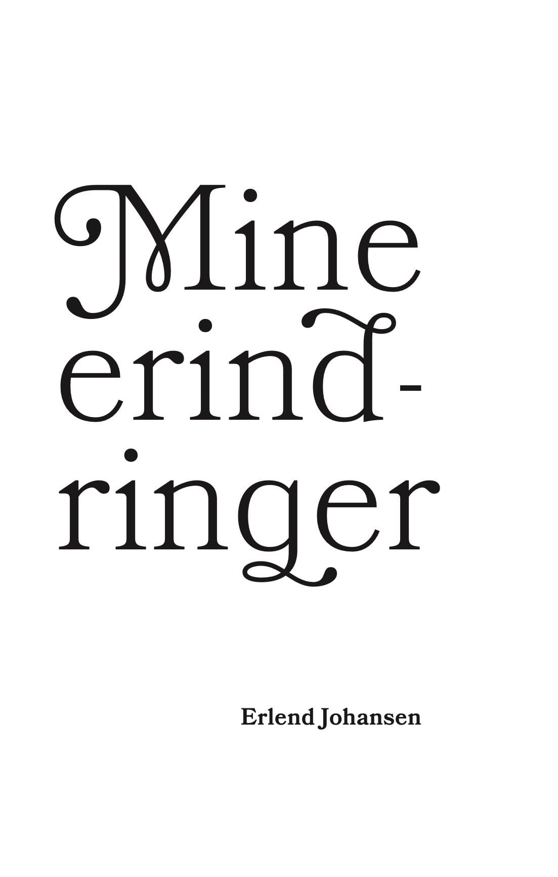 Mine erindringer