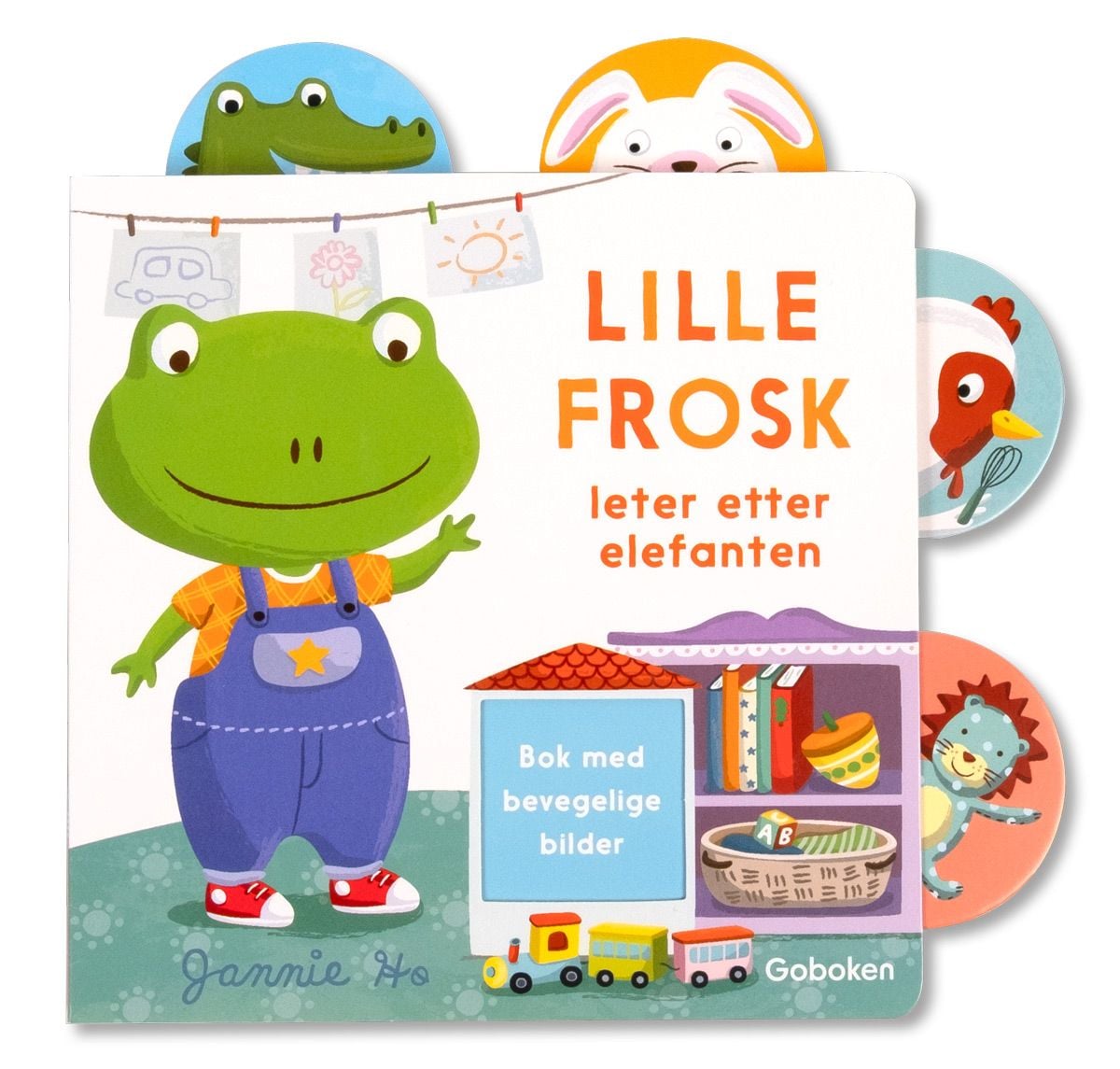 Lille frosk leter etter elefanten