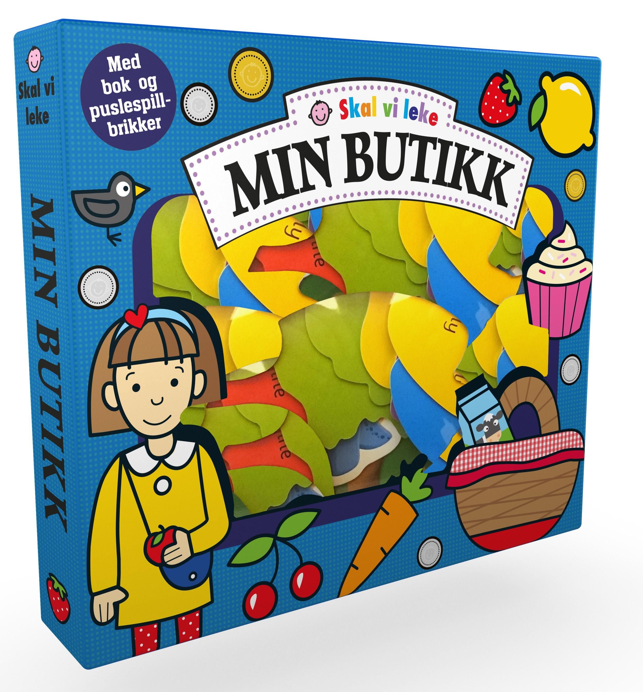 Min butikk. Bok- og lekesett