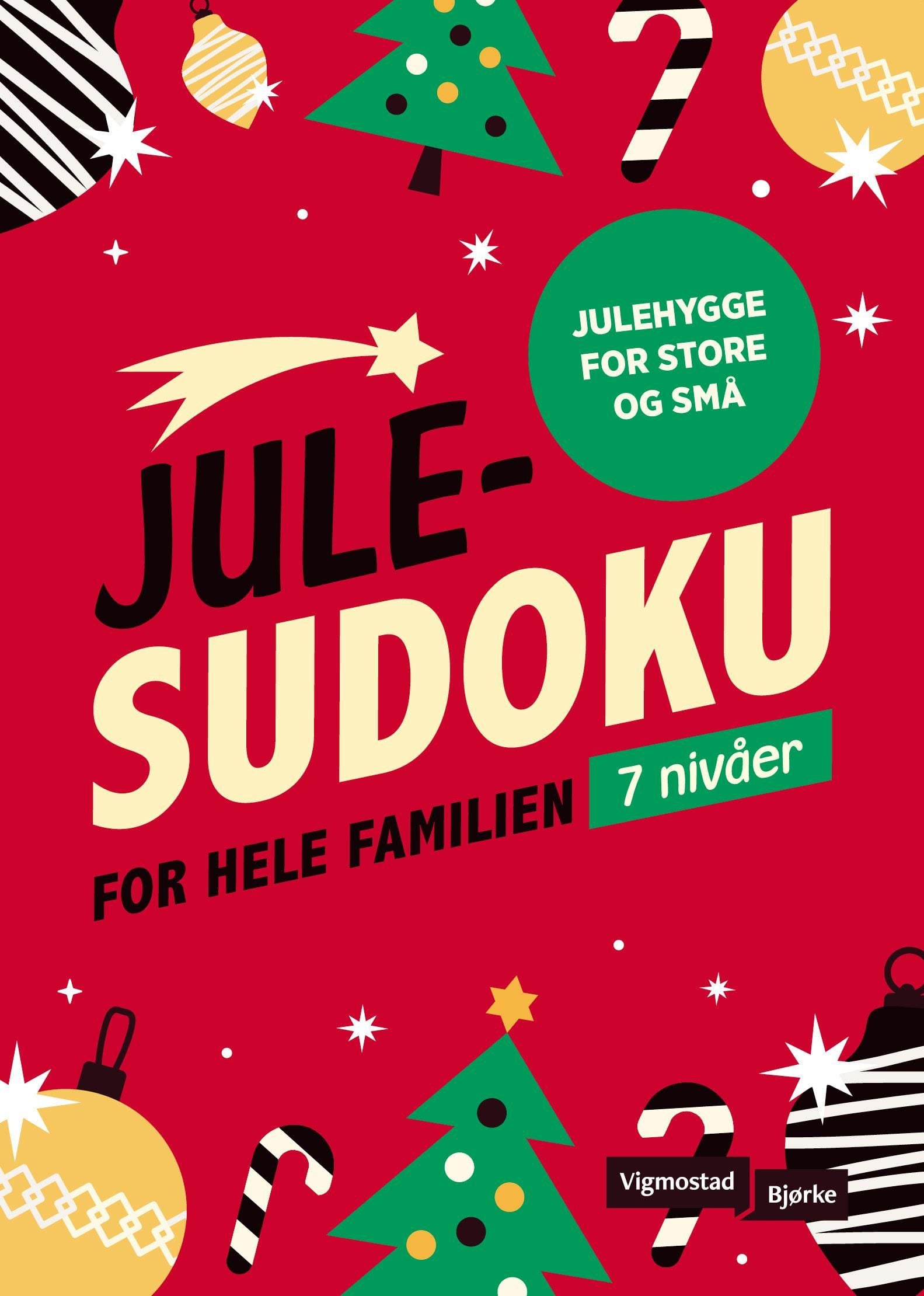 Julesudoku for hele familien. 7 nivåer