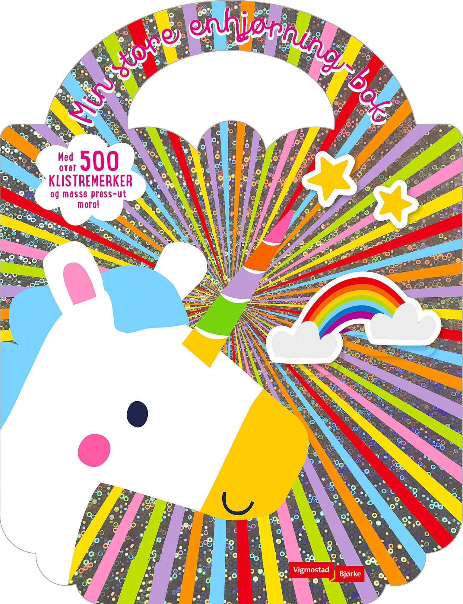 Min store enhjørningbok med over 500 klistremerker og masse press-ut moro!