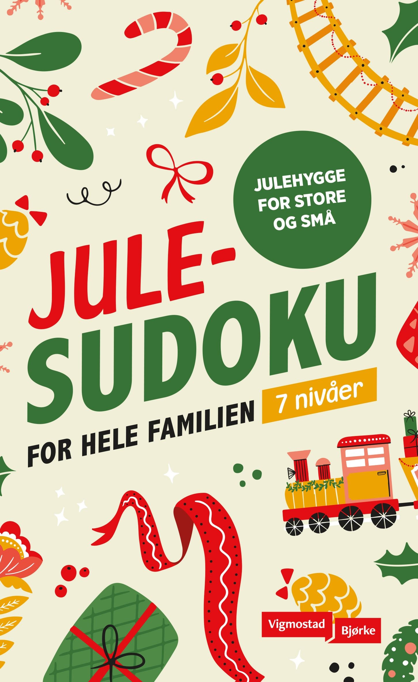 Julesudoku 2021. For hele familien. 7 nivåer