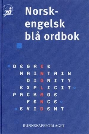 Norsk-engelsk blå ordbok