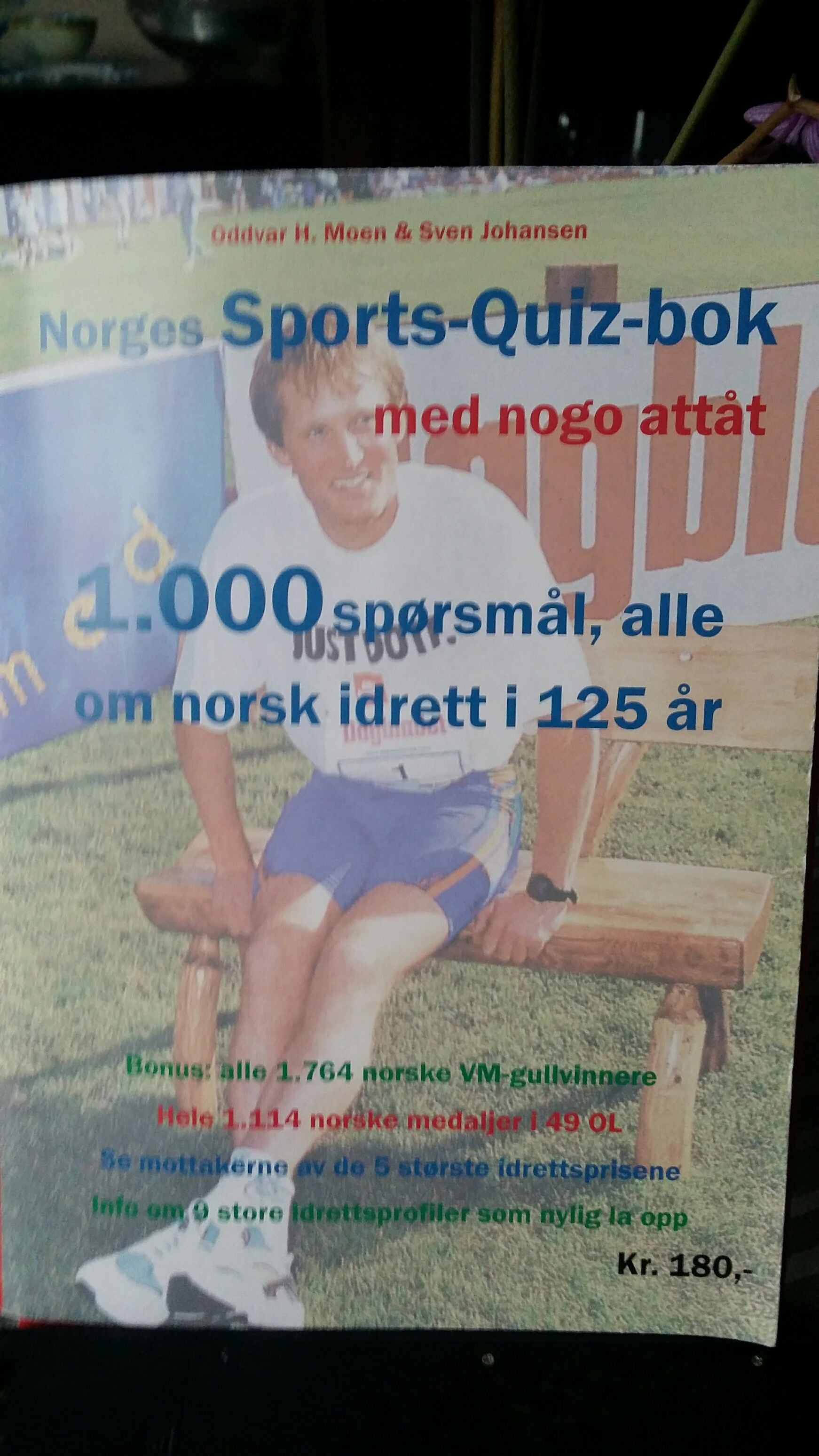 Norges sports-quiz-bok med nogo attåt