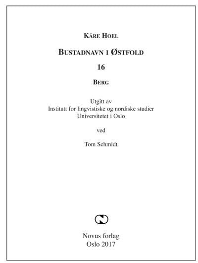 Bustadnavn i Østfold