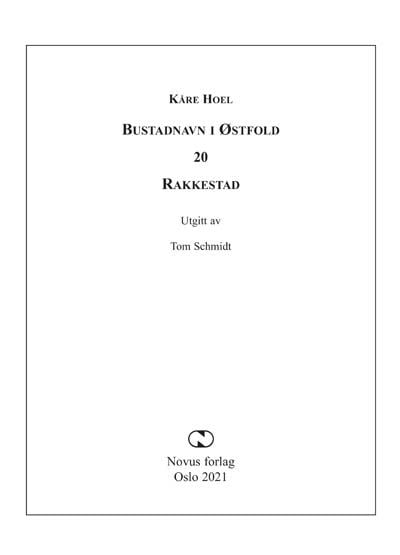 Bustadnavn i Østfold