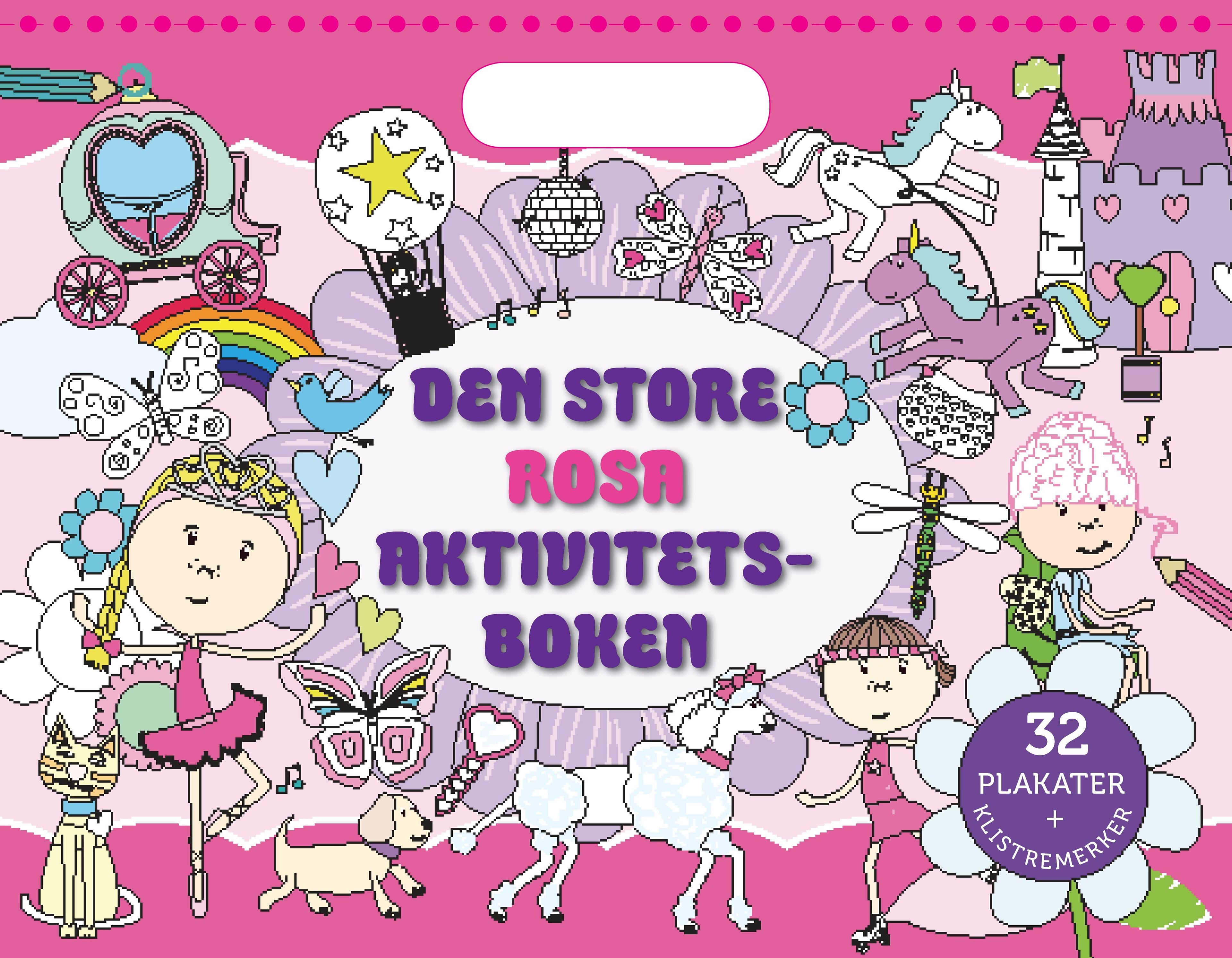 Den store rosa aktivitetsboken