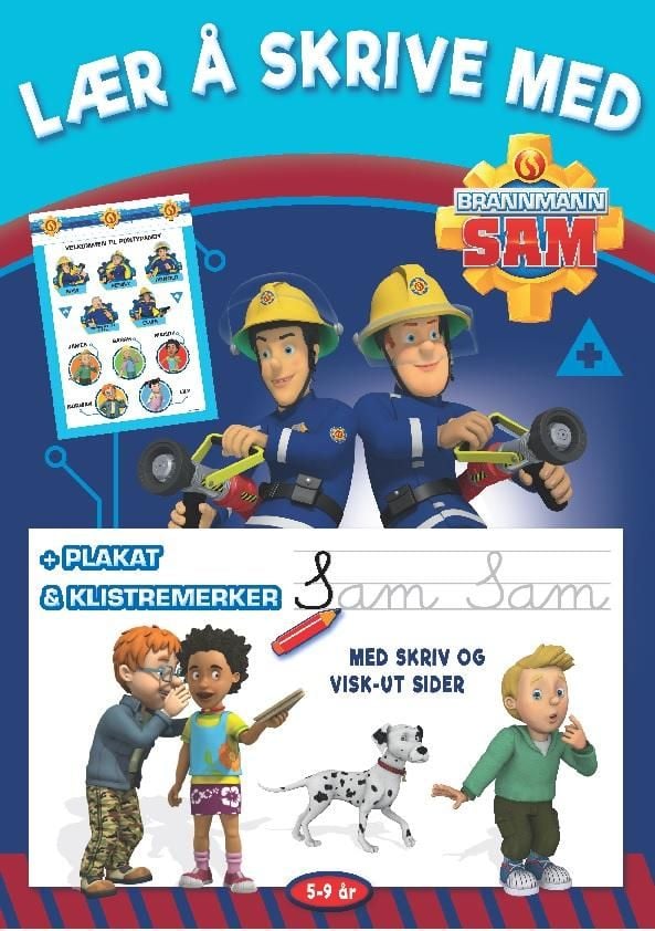 Lær å skrive med Brannmann Sam