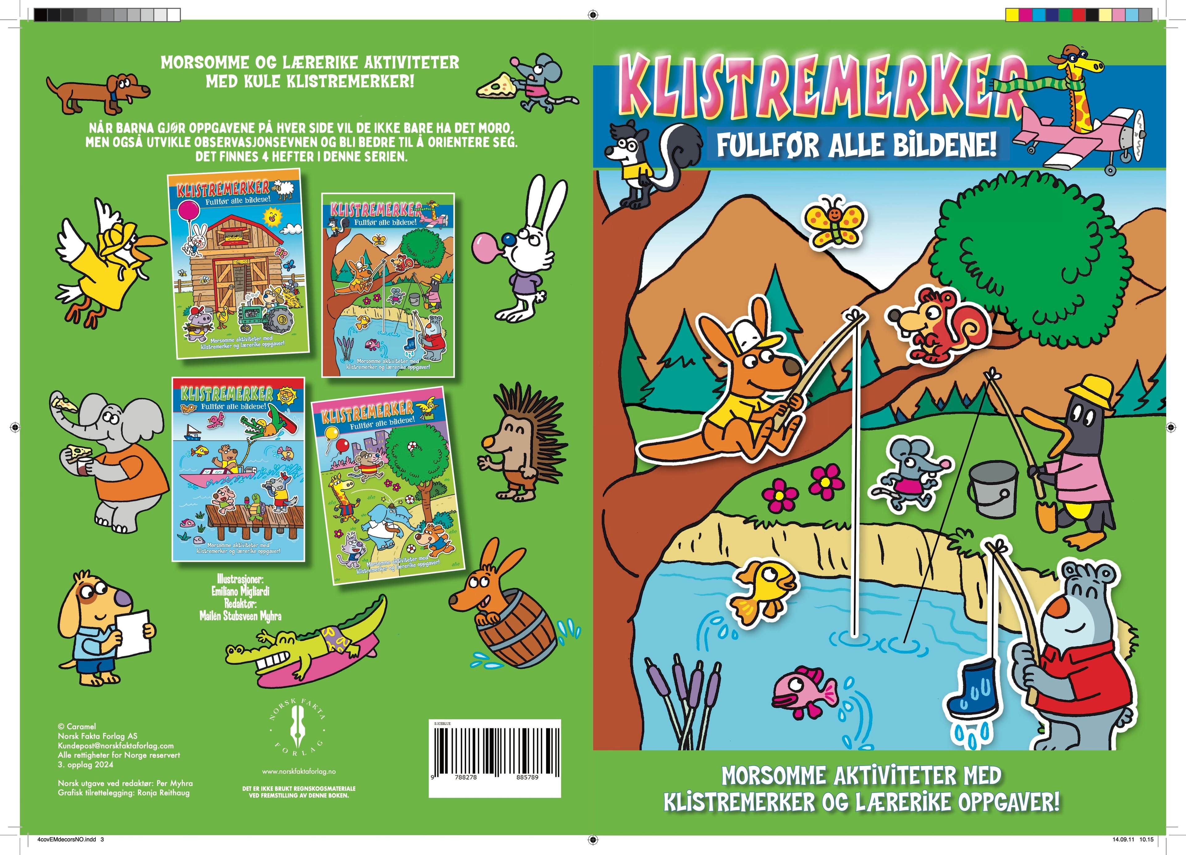 Klistremerker fullfører alle bildene