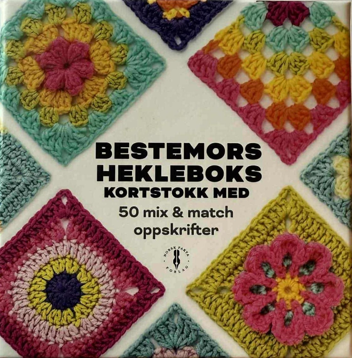 Bestemors hekleboks med 50 oppskriftskort