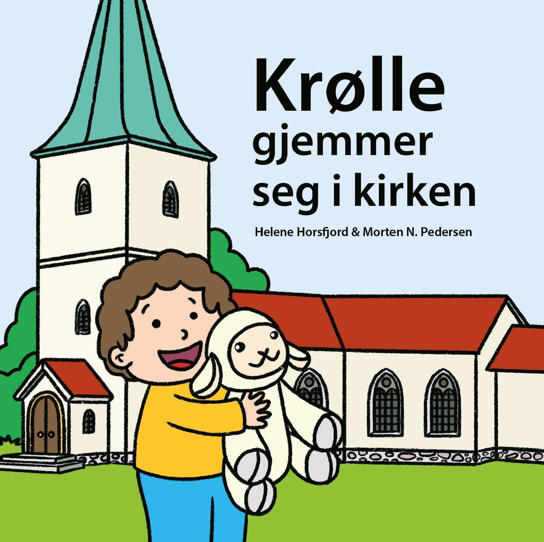 Krølle gjemmer seg i kirken