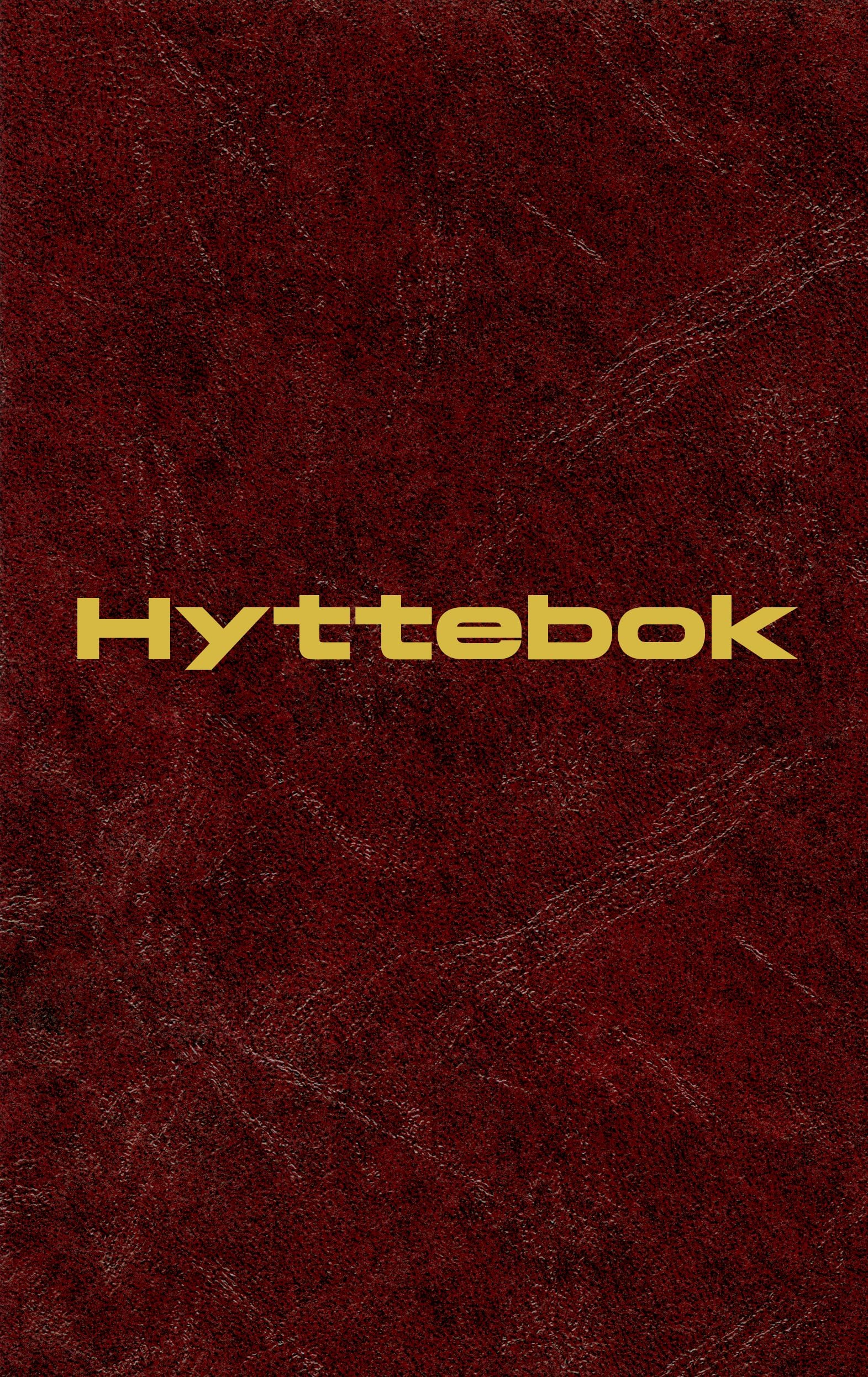 Hyttebok