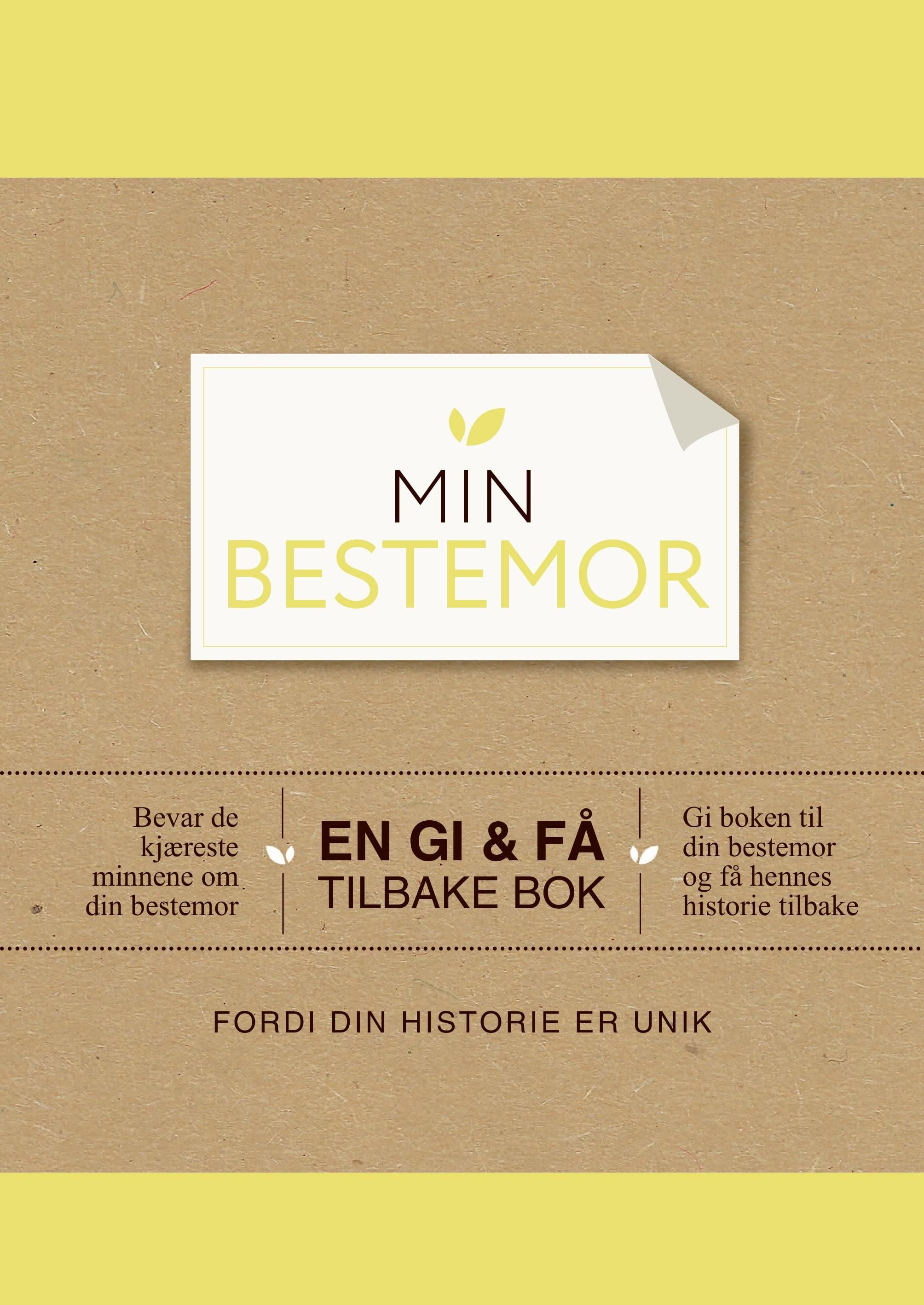 Min bestemor. En gi & få tilbake bok. Innbundet