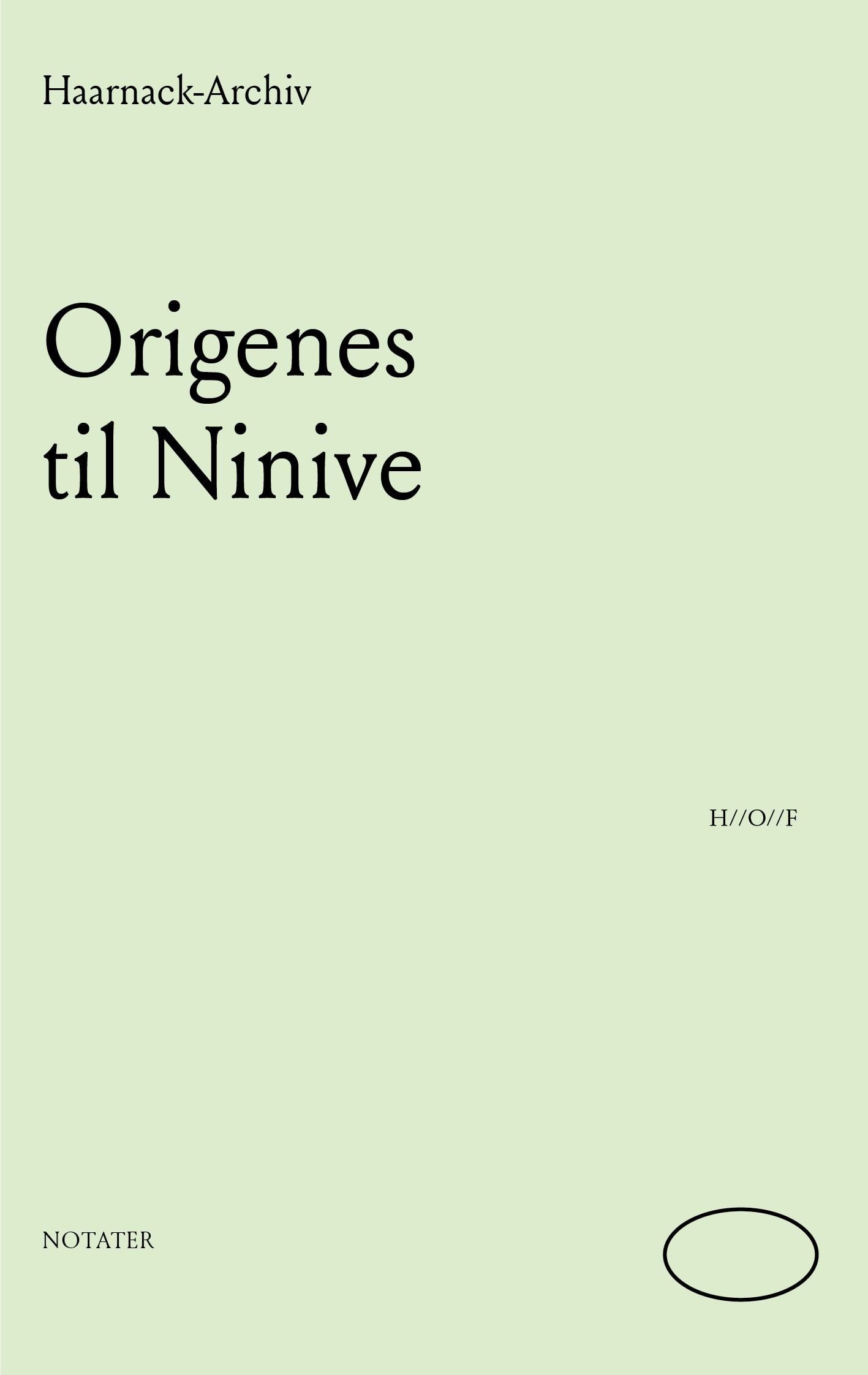 Origenes til Ninive