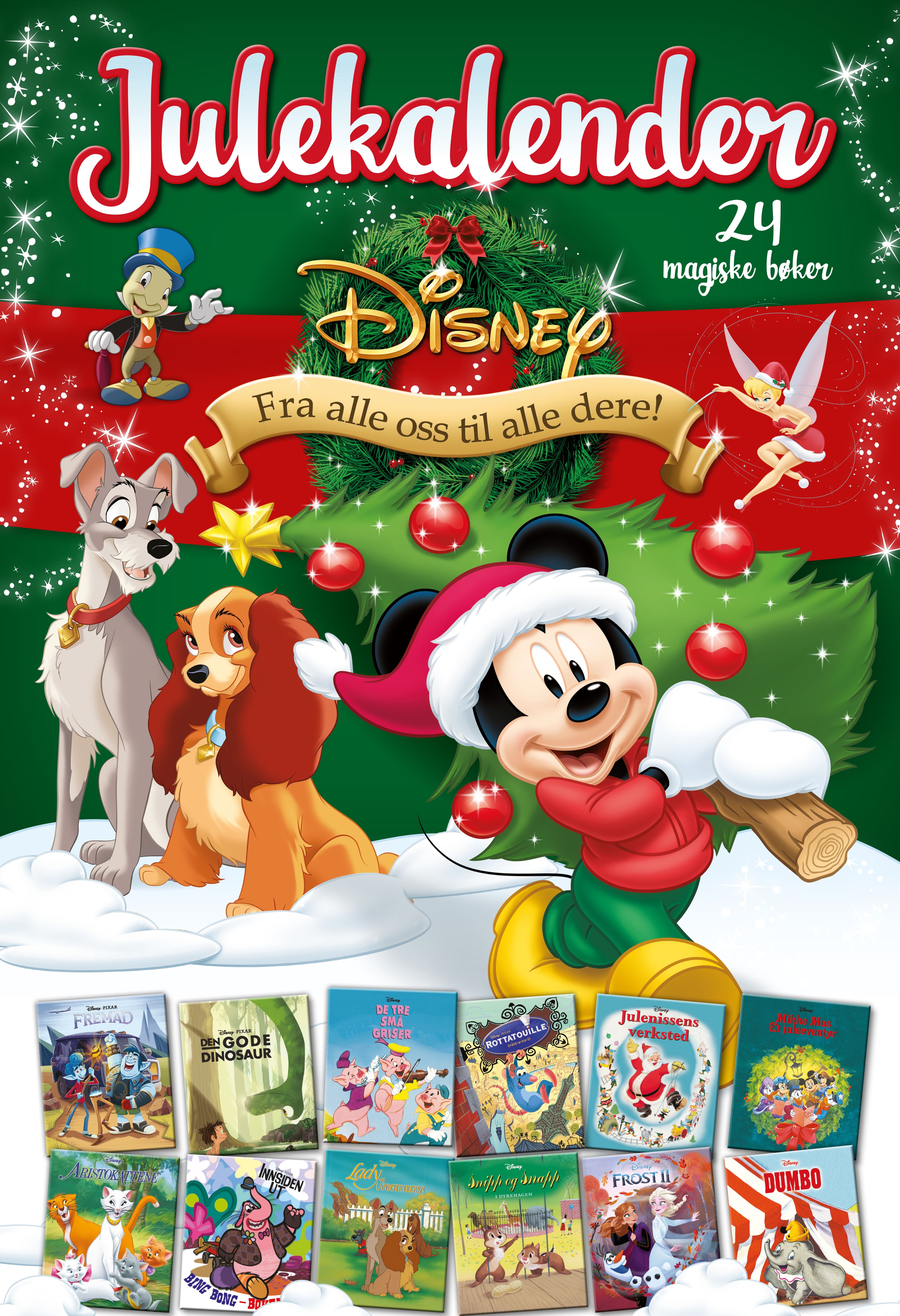 Disney  julekalender grønn